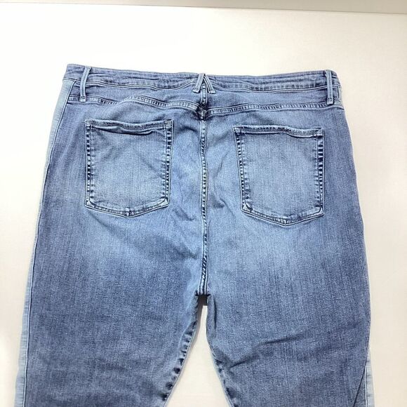 Good American Two Toned High Waisted Size 24 Jeans - Picture 7 of 10